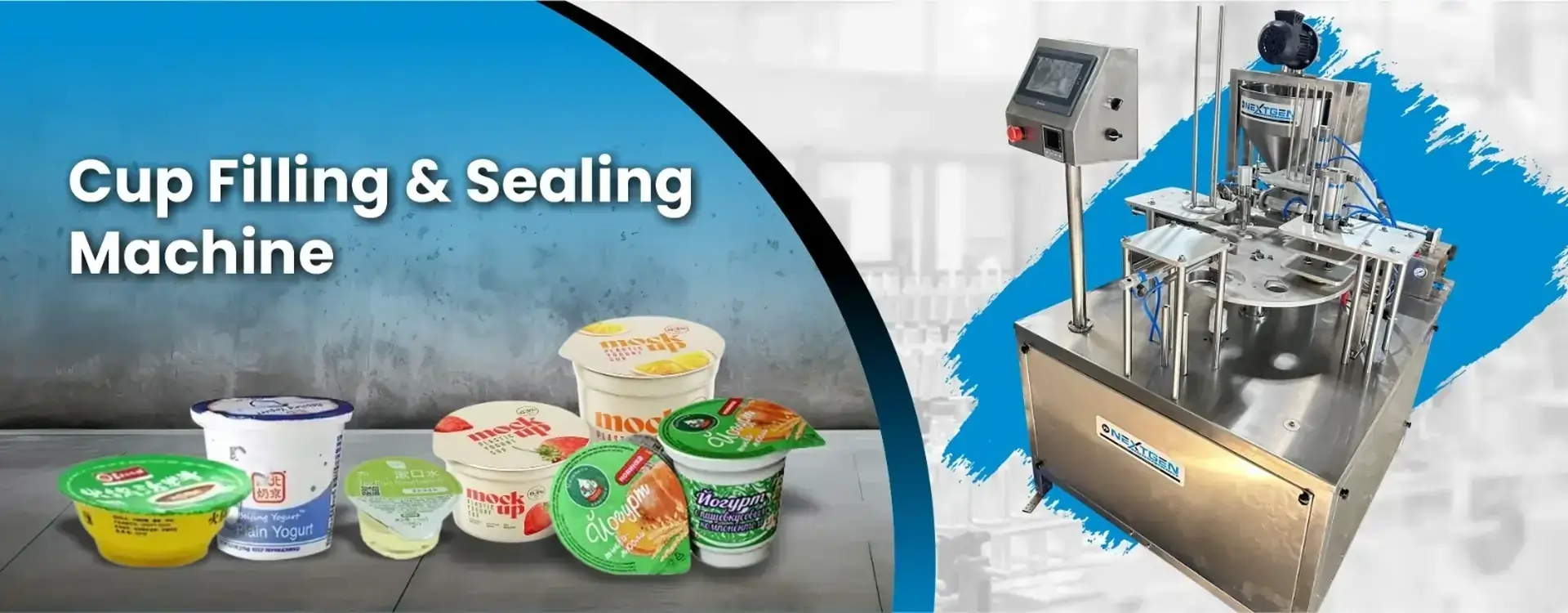 Cup Filling and Sealing Machine
