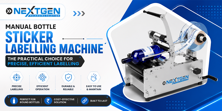 Manual Bottle Sticker Labelling Machine