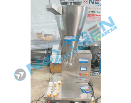 Semi Automatic Powder Bottle Filling Machine